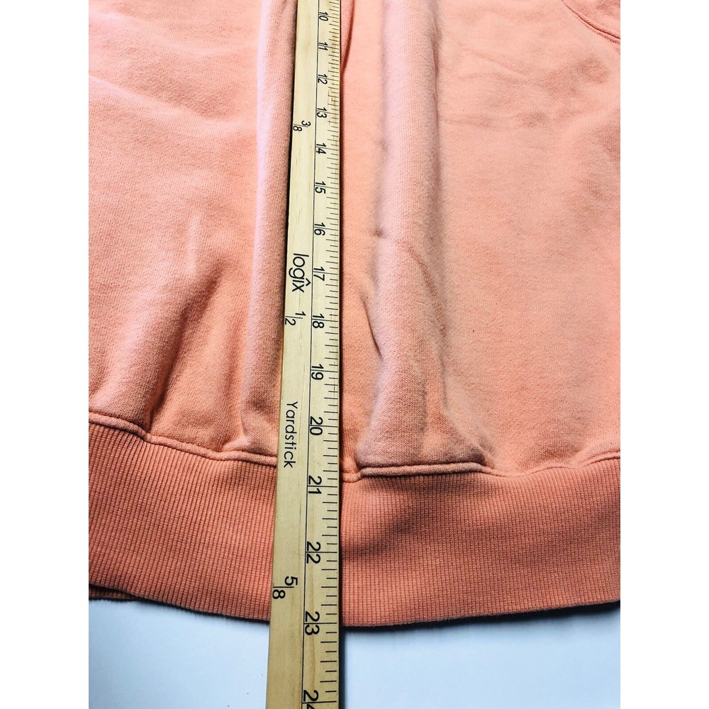 Old Navy SoComfy Oversized Sweatshirt Peach Pink Relaxed Fit Pullover Medium - Picture 6 of 6